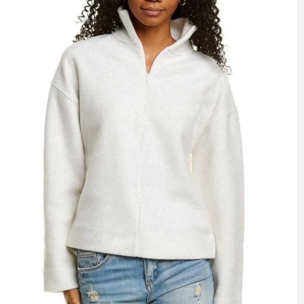 Vince Half Zip Funnel Pullover